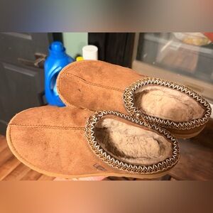 UGG Brown Suede Slippers